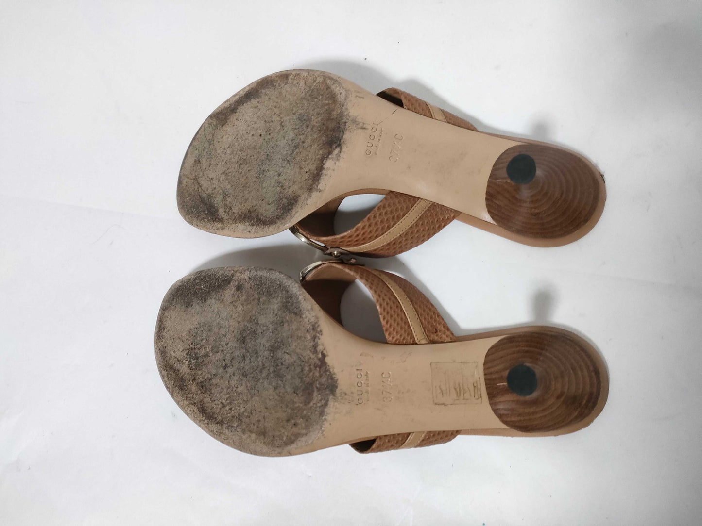 GUCCI Python Sandals
