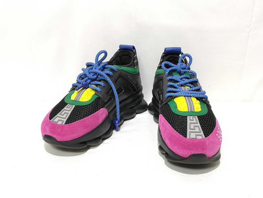 VERSACE Chain Reaction Multicolor Dad Sneakers