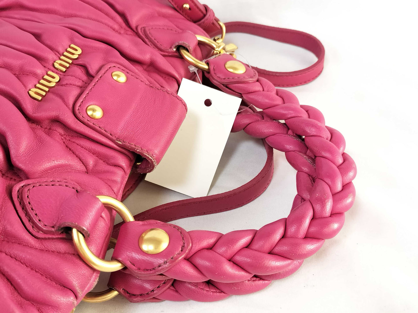 Miu Miu Leather 2-Way Handbag