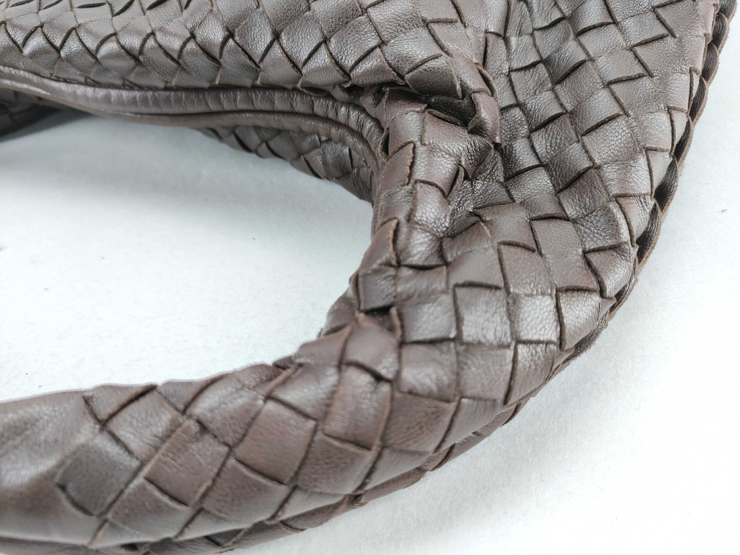 BOTTEGA VENETA Intrecciato Leather Hobo One-Shoulder Tote Bag
