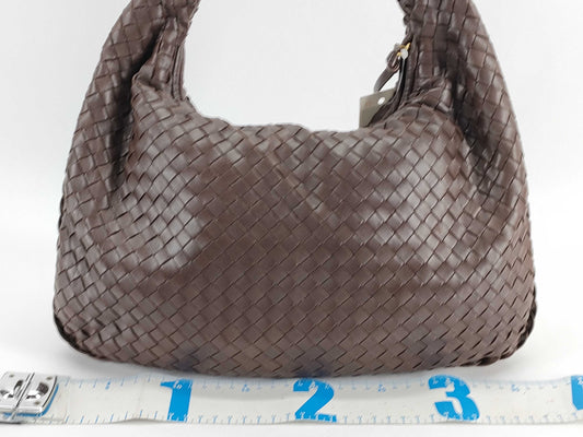BOTTEGA VENETA Intrecciato Leather Hobo One-Shoulder Tote Bag