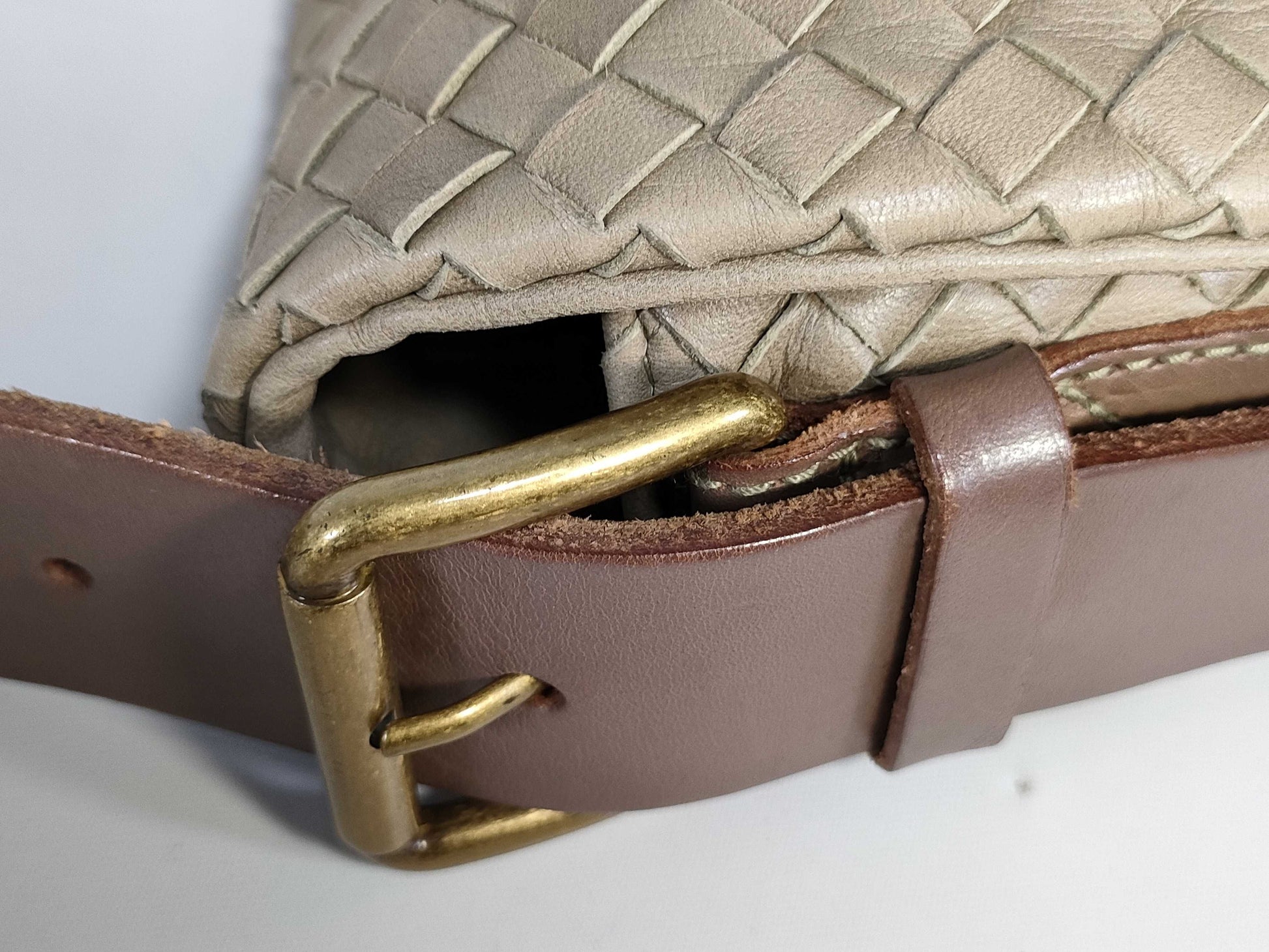 BOTTEGA VENETA Intrecciato Flap Shoulder Bag