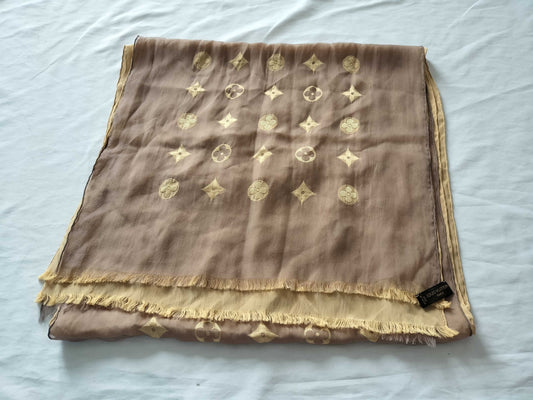 LOUIS VUITTON Monogram Monogram Scarf
