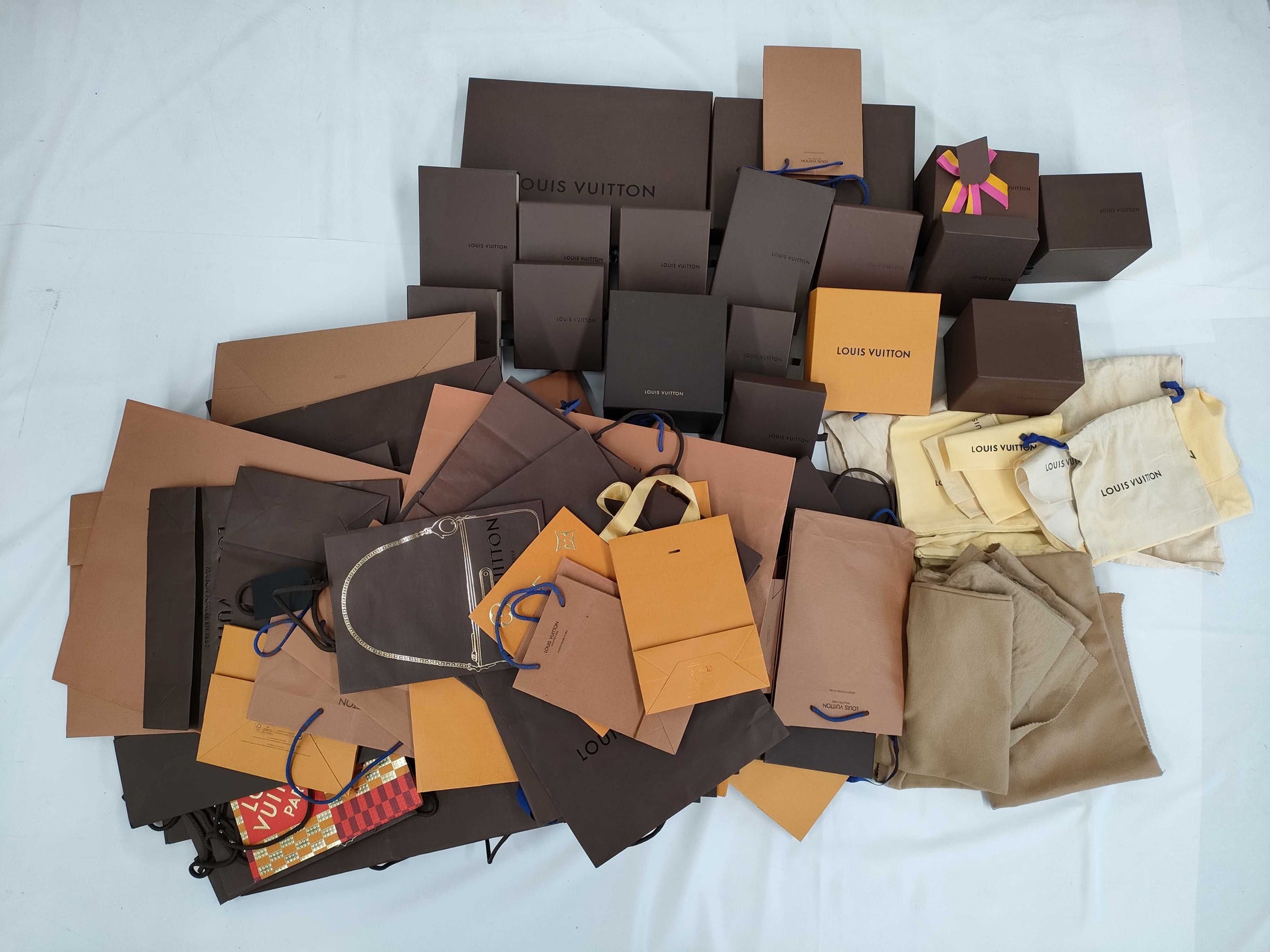 LOUIS VUITTON Vuitton/Paper Bag/Storage Bag/Empty Box/Set Brand Empty Box Summary Brand Empty Box Summary