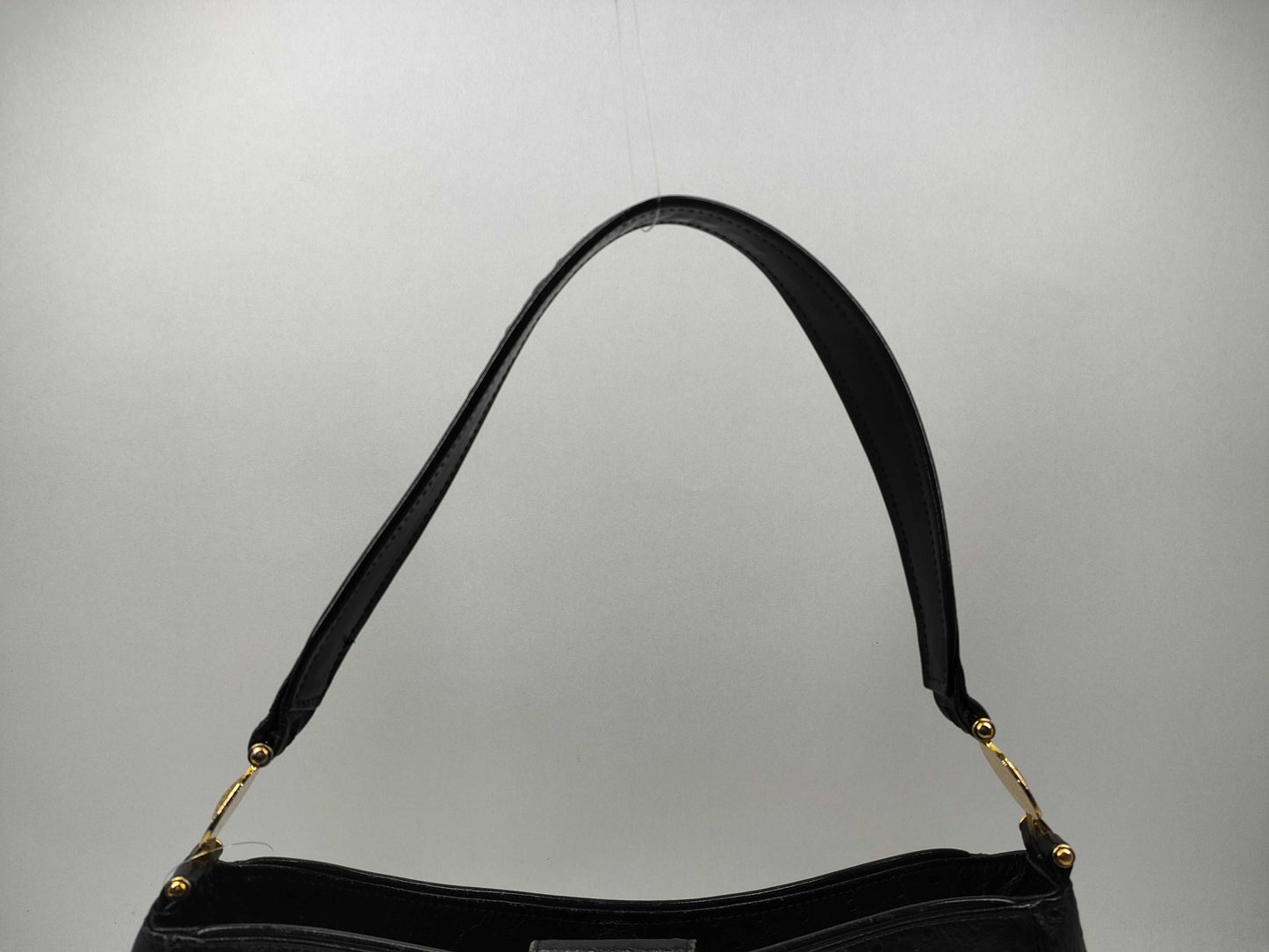 VERSACE Ostrich Hand Shoulder Bag