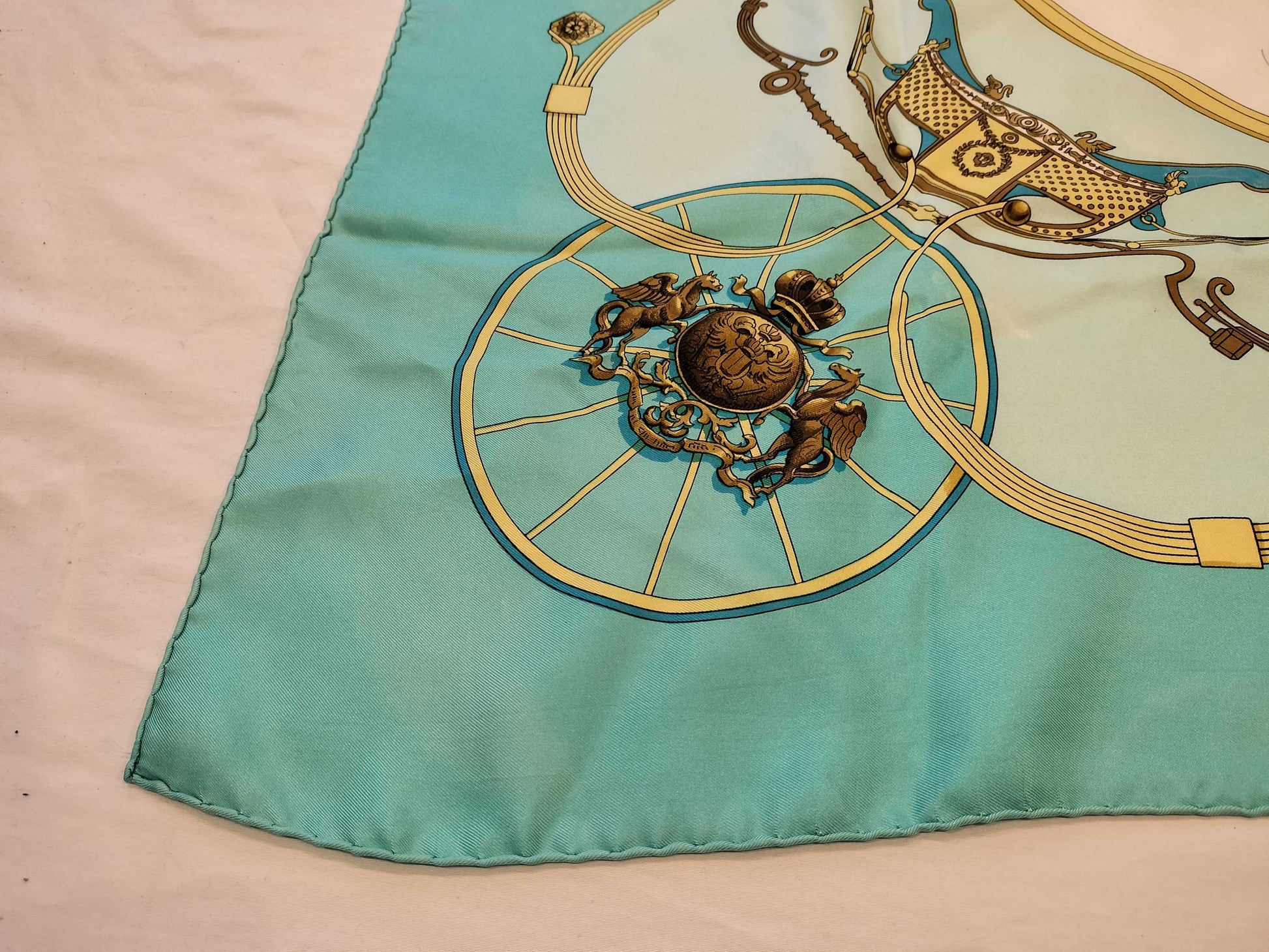 HERMES Carré 90 SPRINGS Horse-Drawn Carriage Scarf