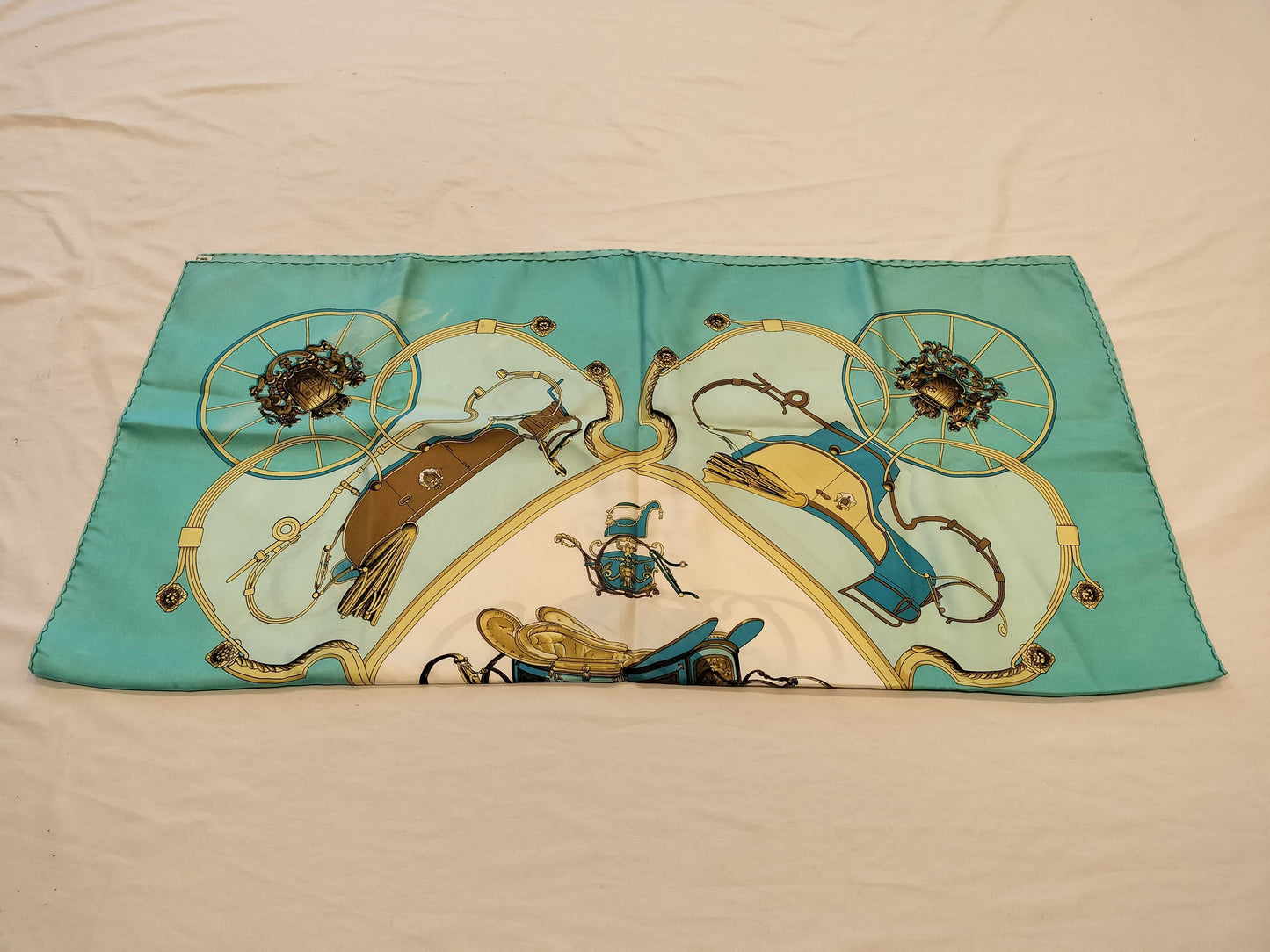 HERMES Carré 90 SPRINGS Horse-Drawn Carriage Scarf