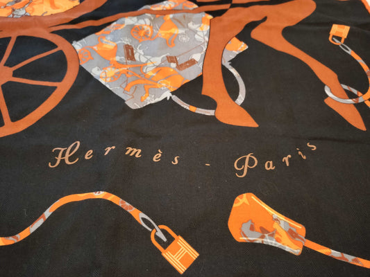 HERMES Kelly en Caleche 140 Scarf