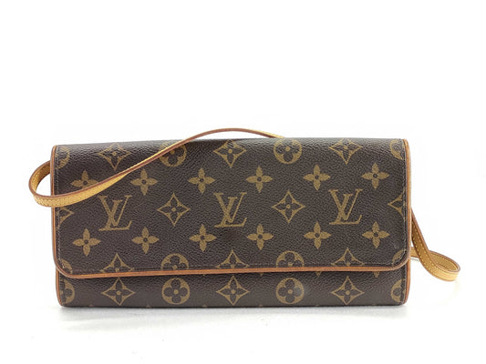 LOUIS VUITTON Monogram Pochette Twin Shoulder Bag