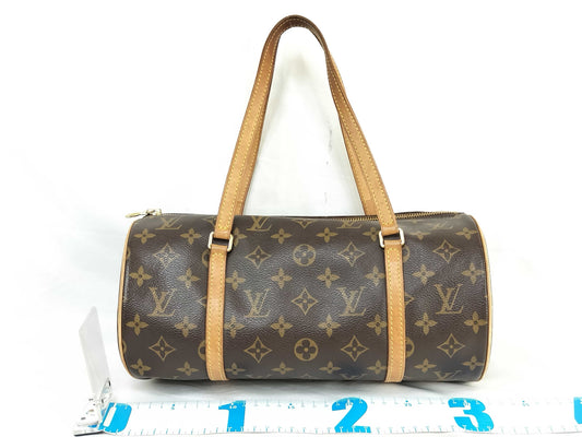 LOUIS VUITTON Monogram M51385 Papillon 30 Pouch Tote Bag