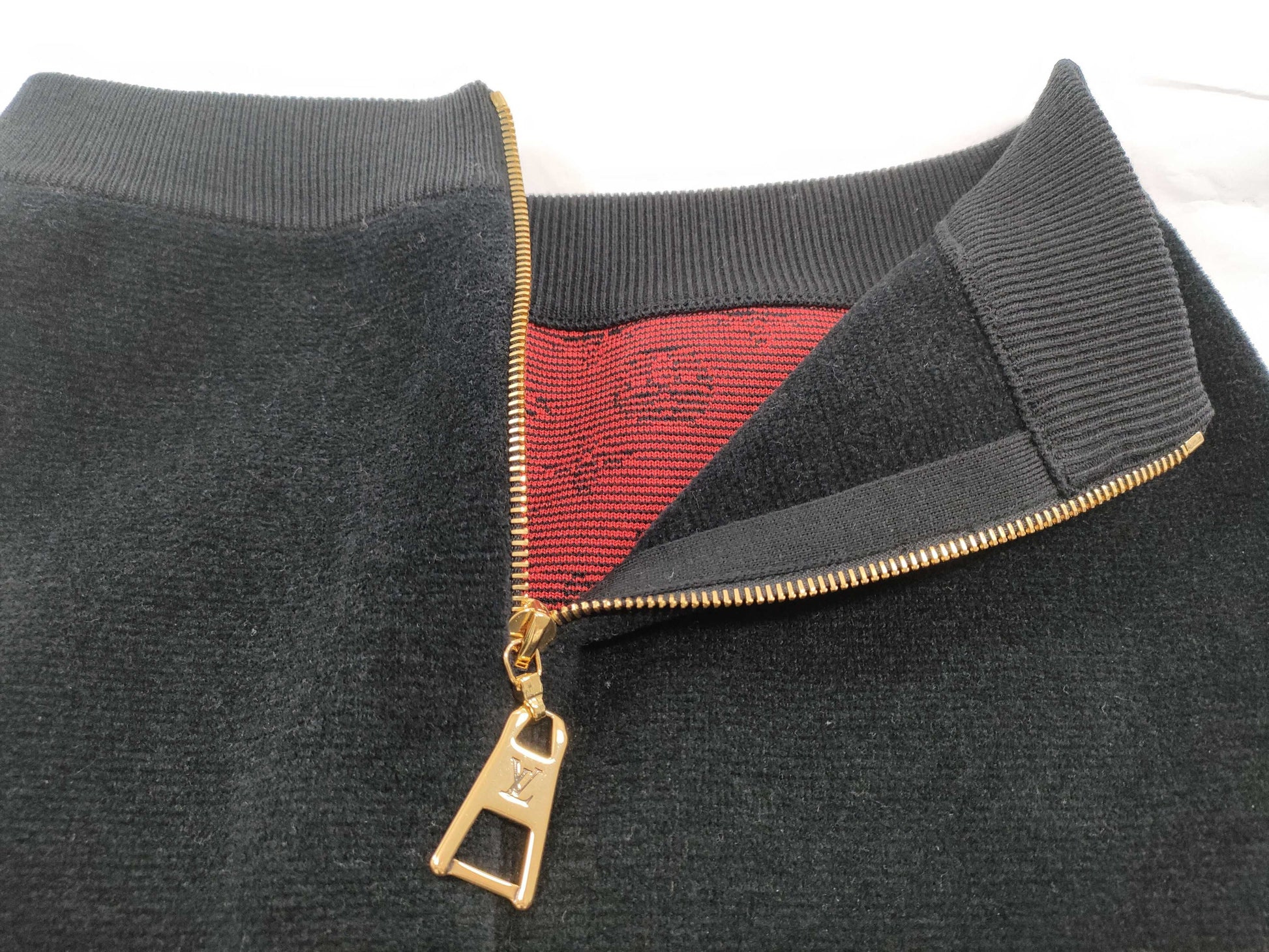 LOUIS VUITTON Monogram Skirt Red Skirt