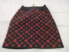 LOUIS VUITTON Monogram Skirt Red Skirt