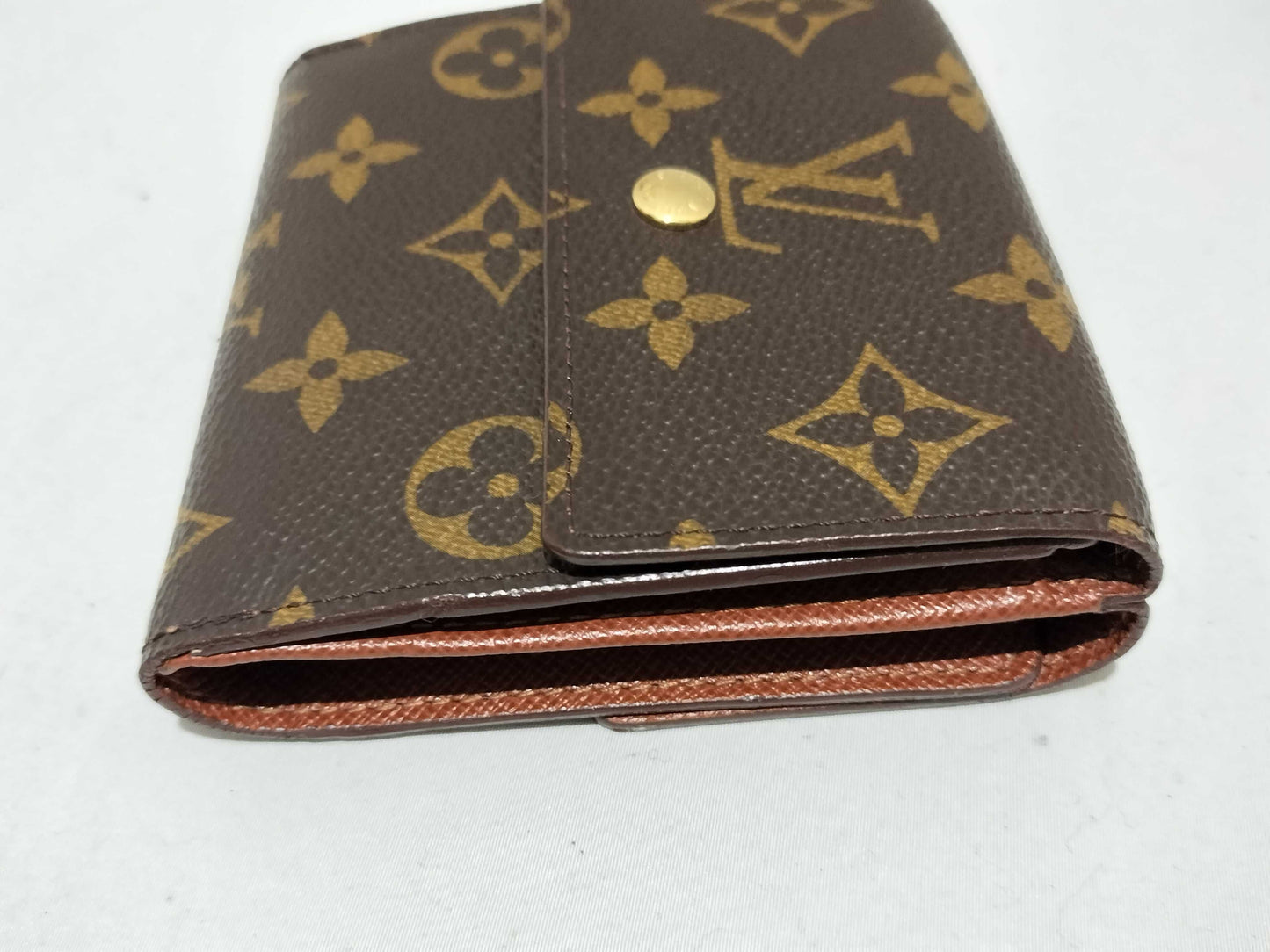 LOUIS VUITTON Monogram Double Hook Folding Wallet
