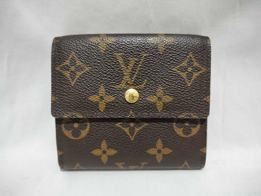 LOUIS VUITTON Monogram Double Hook Folding Wallet