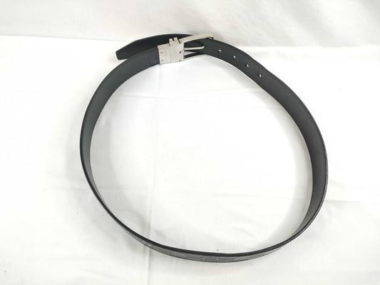 LOUIS VUITTON Damier Graphite Santur M9674 Belt