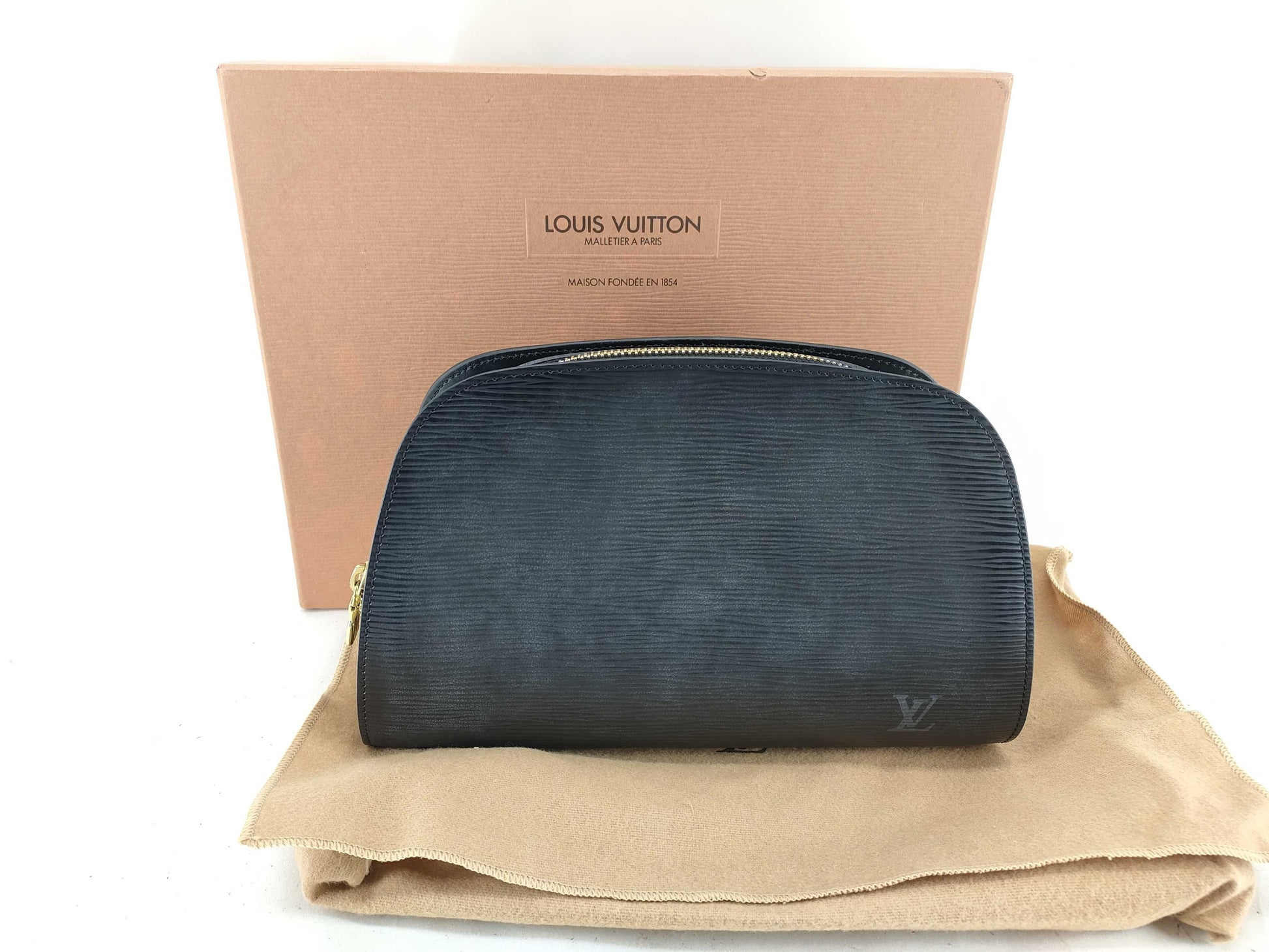 LOUIS VUITTON Epi Dauphine Clutch Bag