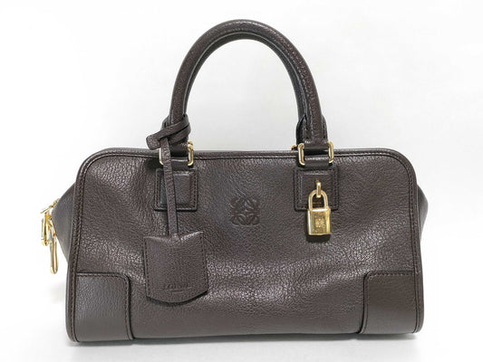 LOEWE Amazona 28 Anagram Leather Handbag