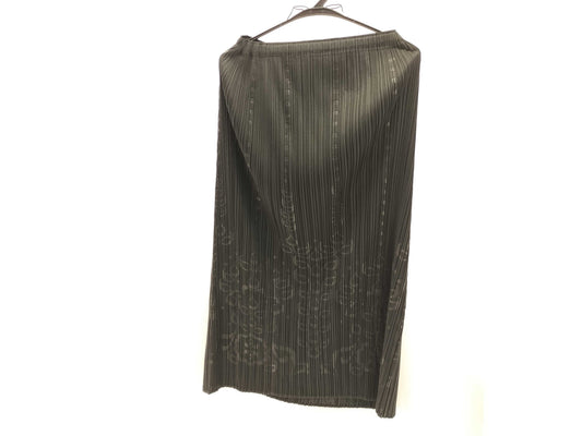 ISSEY MIYAKE Pleats Please patterned skirt