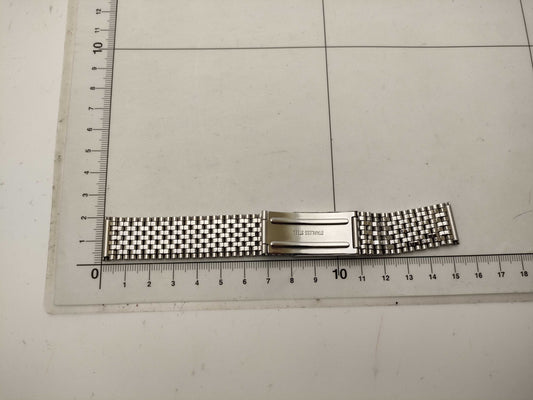 Mr. Beads 20mm 9-Rice Bracelet Stainless Steel Band Men's Watch