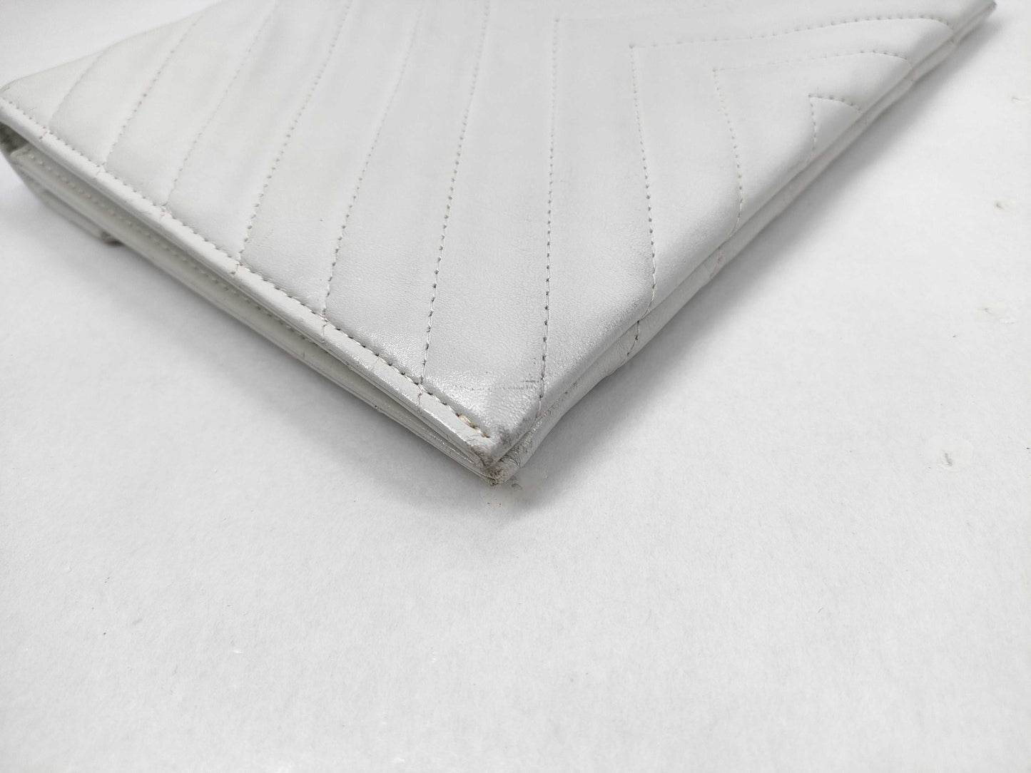 Yves Saint Laurent Clutch Bag White Clutch Bag