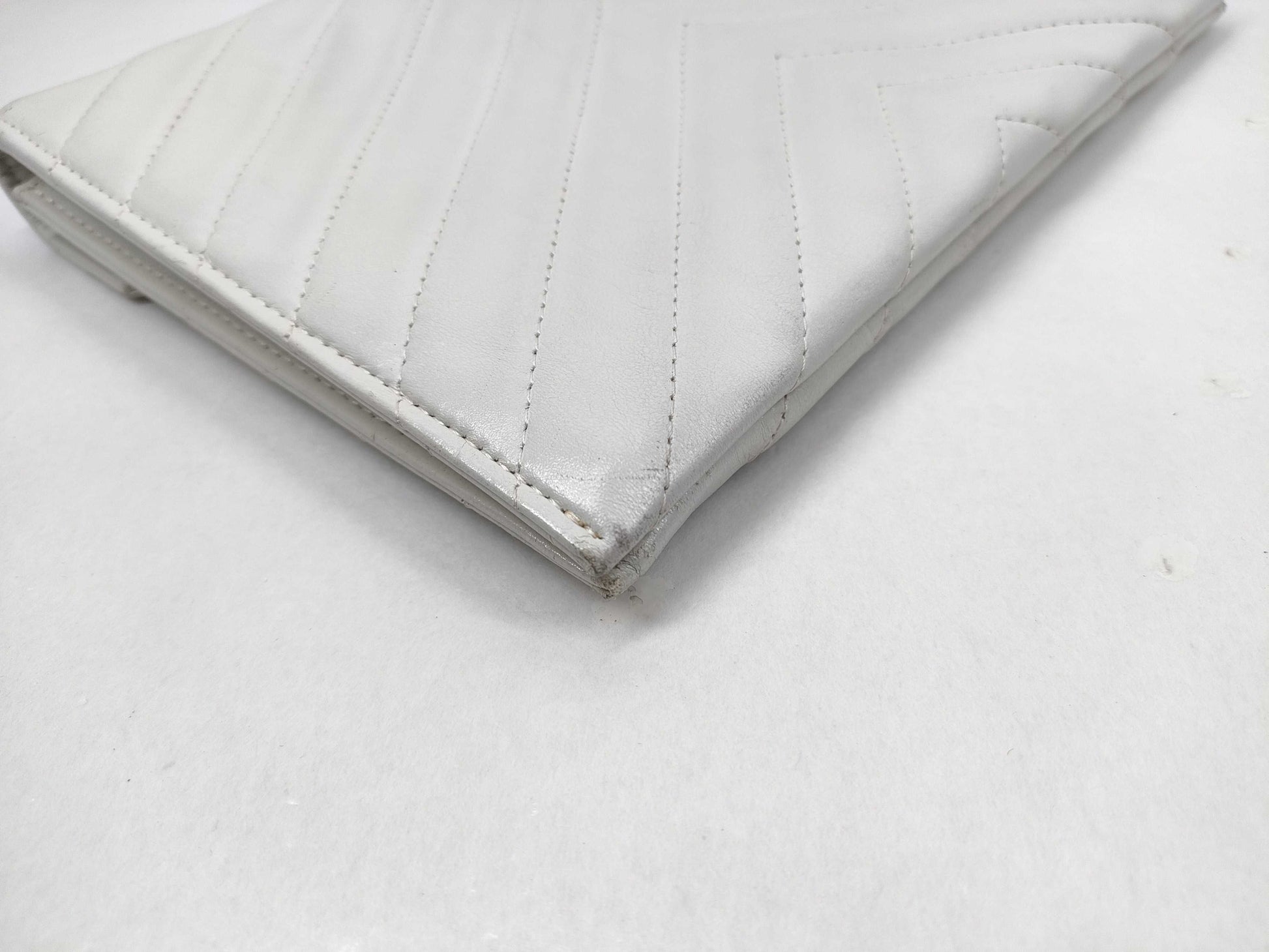 Yves Saint Laurent Clutch Bag White Clutch Bag