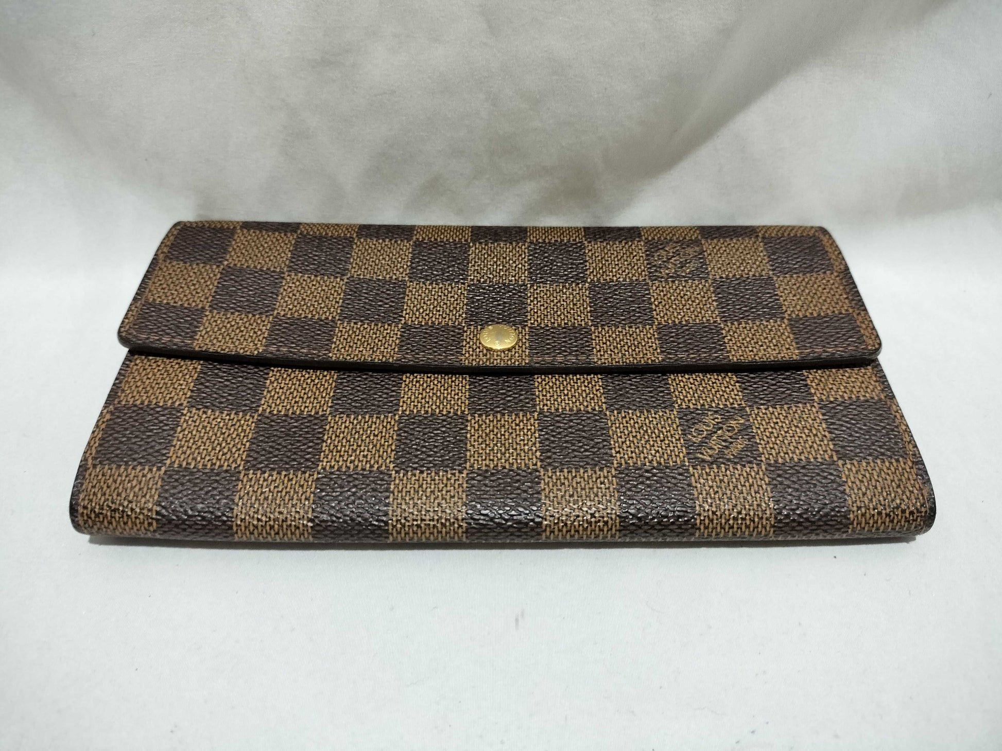 LOUIS VUITTON Damier Portefeuille Sarah N61734 Wallet