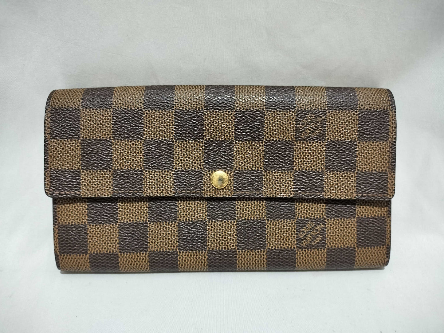 LOUIS VUITTON Damier Portefeuille Sarah N61734 Wallet