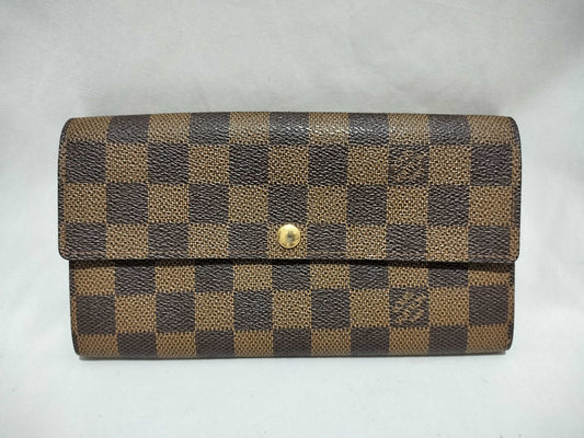 LOUIS VUITTON Damier Portefeuille Sarah N61734 Wallet