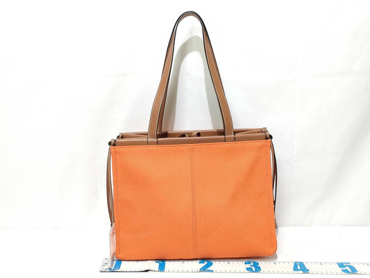 LOEWE Cushion Tote Small Canvas & Calfskin Tote Bag