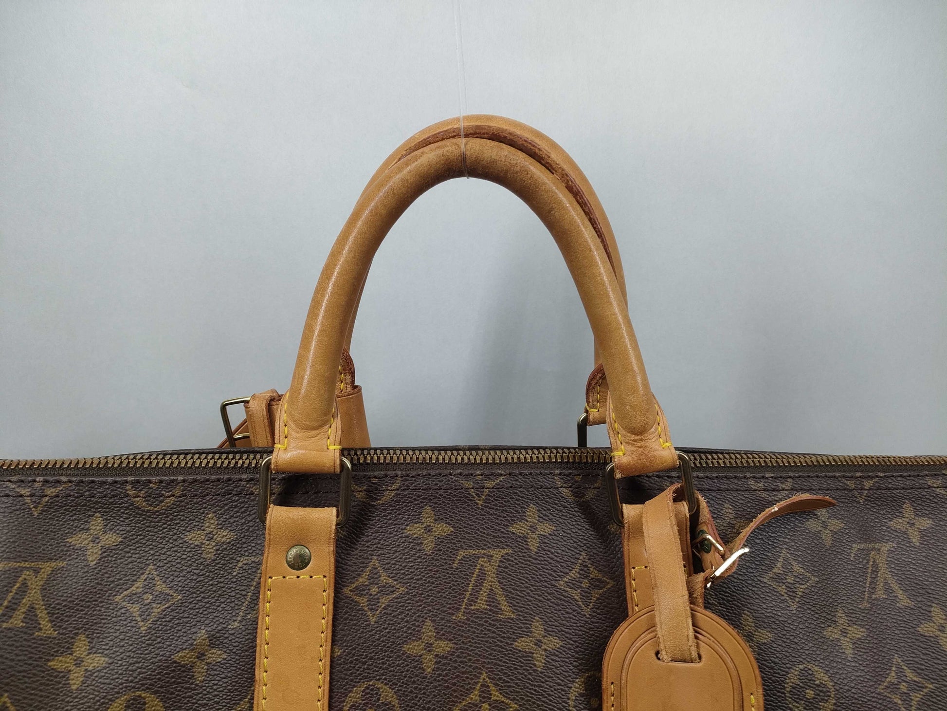 LOUIS VUITTON Monogram Keepall Bandouliere 55 Keepall Bandouliere Boston Bag