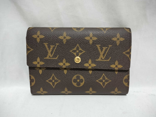 LOUIS VUITTON Monogram Porte Tresor Etui Papier Wallet