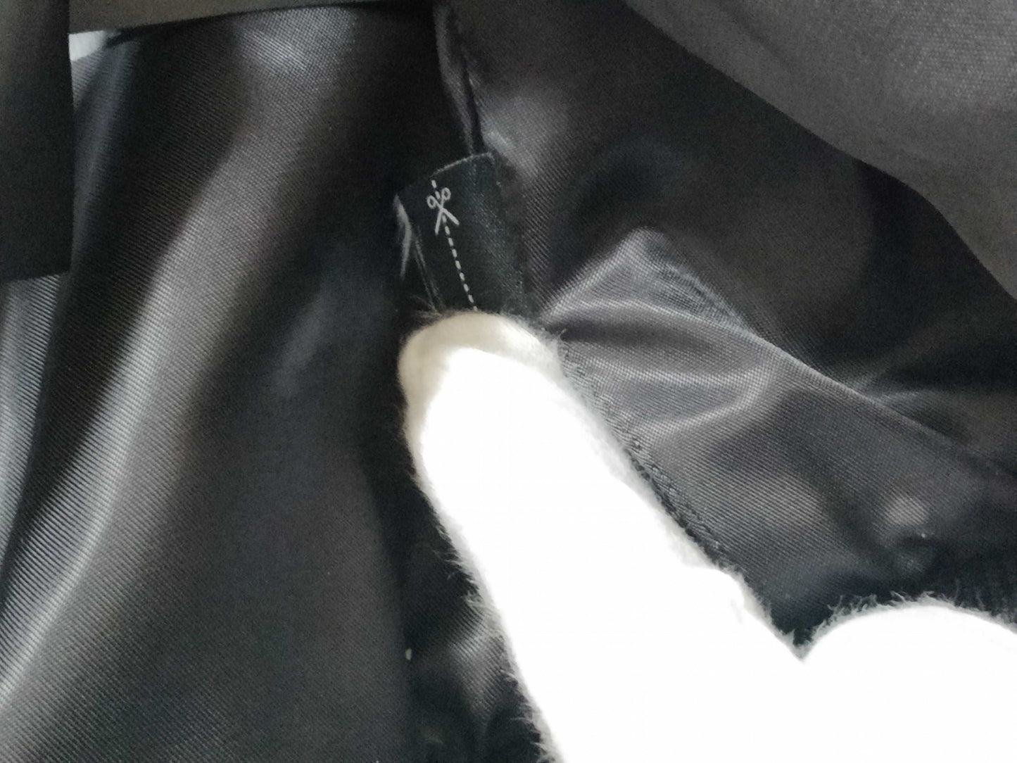COACH Embossed Leather Sweatshirt/Black Jacket