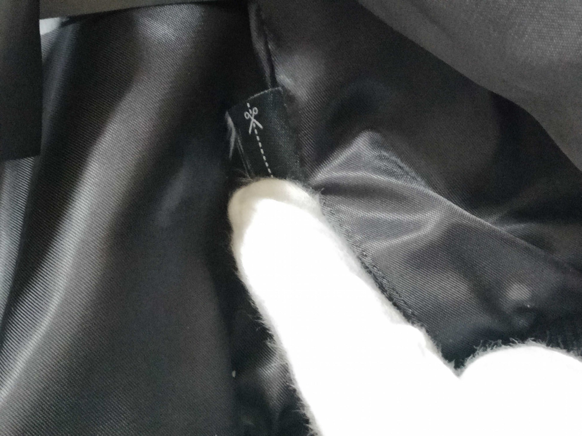 COACH Embossed Leather Sweatshirt/Black Jacket
