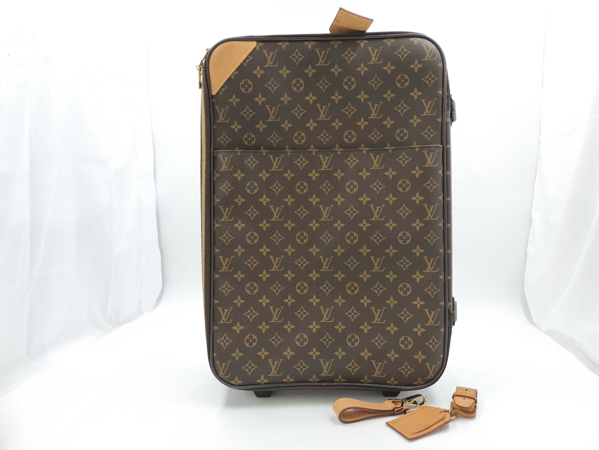 LOUIS VUITTON Monogram Louis Vuitton Monogram Carry Case Trolley Vegas Carry Bag