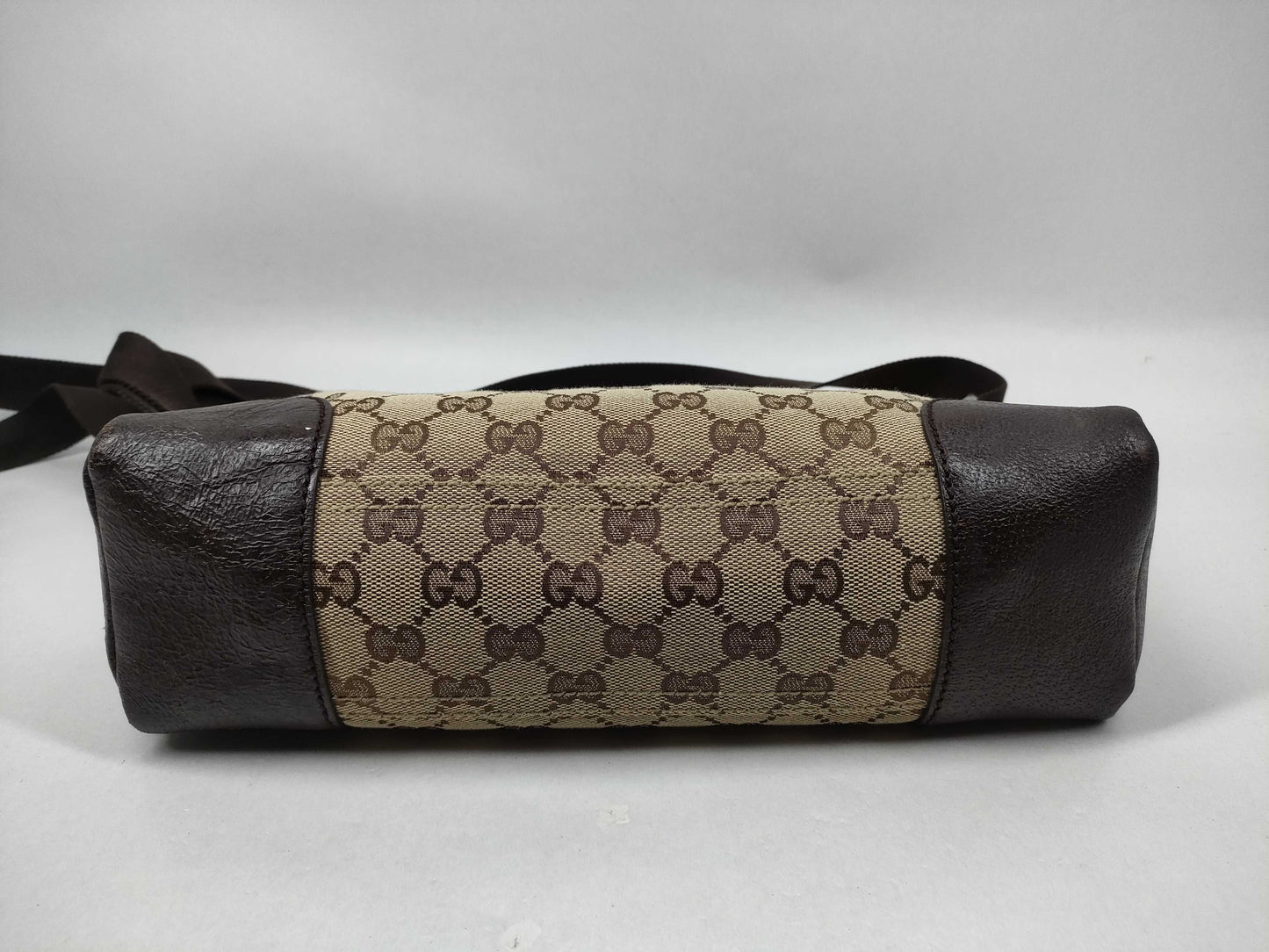 GUCCI GG Canvas 114273 Brown Shoulder Bag