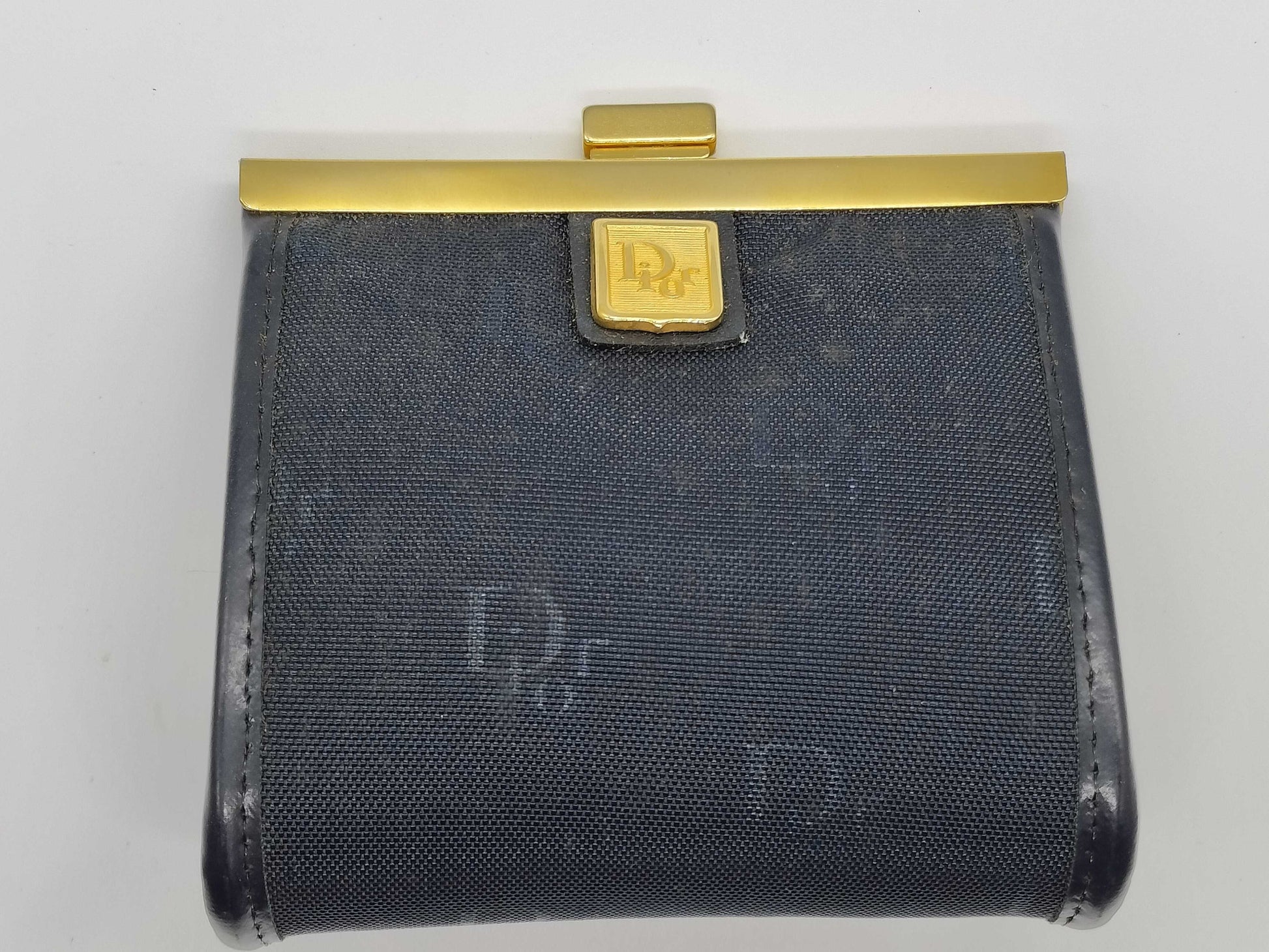 Dior clasp coin case