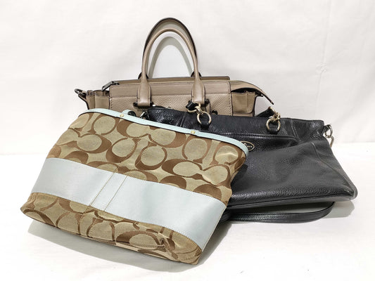 COACH Signature 3-Piece Shoulder Bag Set