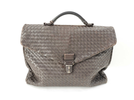 BOTTEGA VENETA Intrecciato Briefcase Business Bag