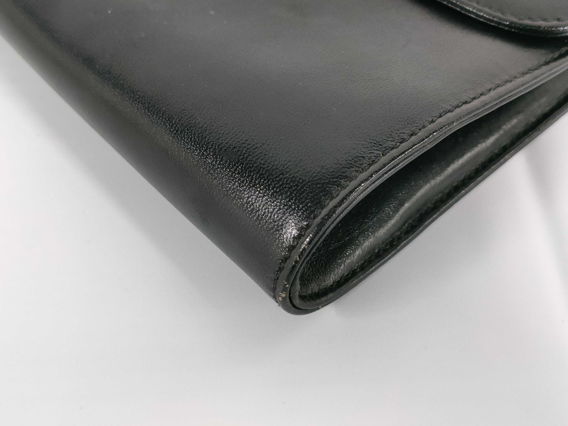 CELINE Macadam Leather Chain Shoulder Bag