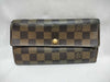 LOUIS VUITTON Damier Portefeuille Sarah Wallet