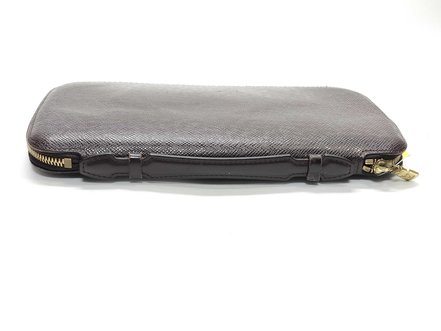LOUIS VUITTON Taiga M30656 Taiga Atol Grizzly Clutch Bag