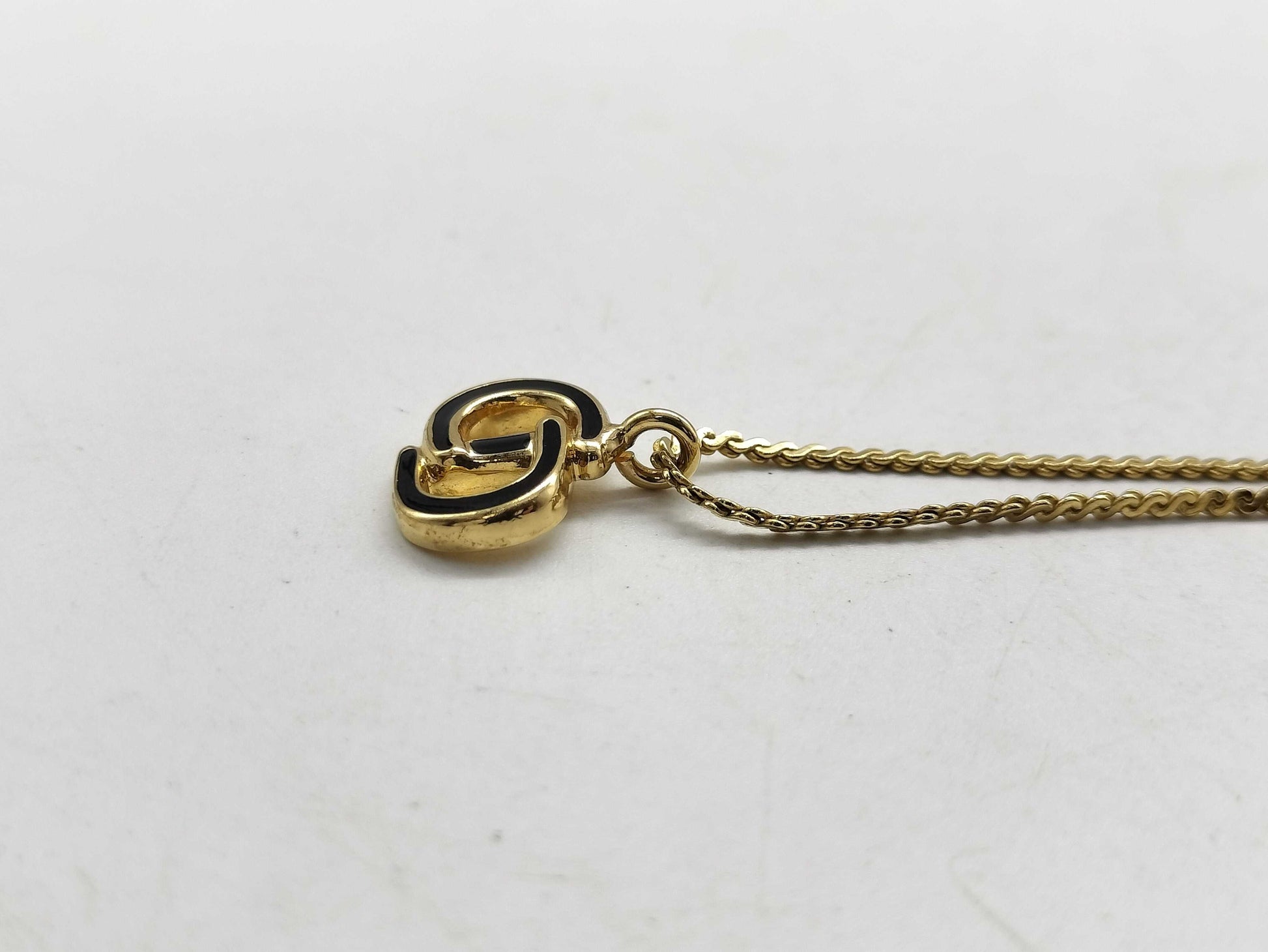 Dior logo necklace necklace