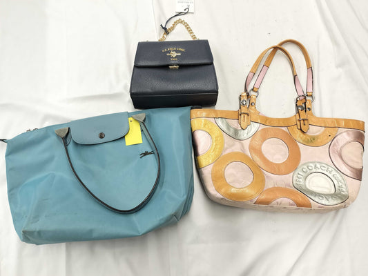 LONG CHAMP Coach/Polo Assun bag * 3-piece shoulder bag set