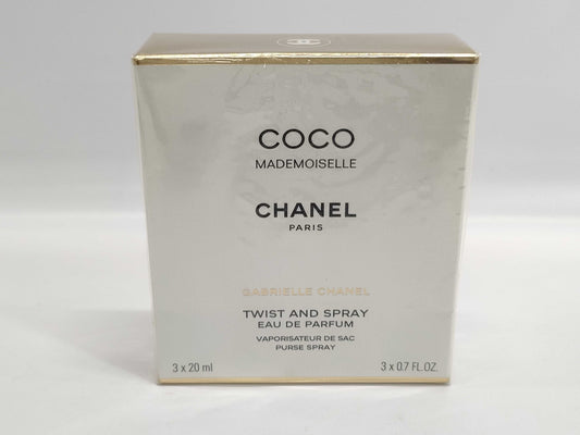 CHANEL Coco Mademoiselle Twist and Spray 20ml x 3 Unopened Perfume