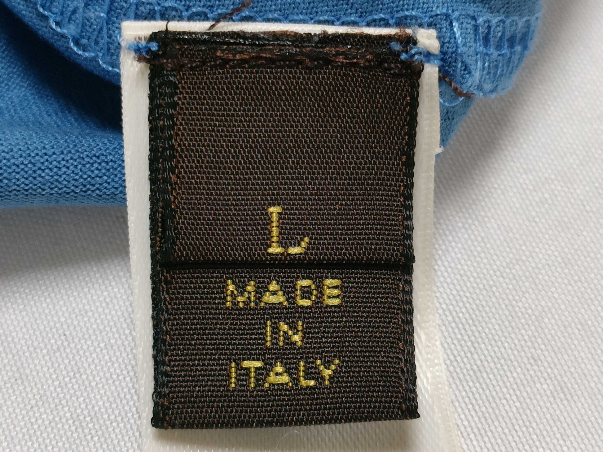 LOUIS VUITTON T-shirt, blue, size L