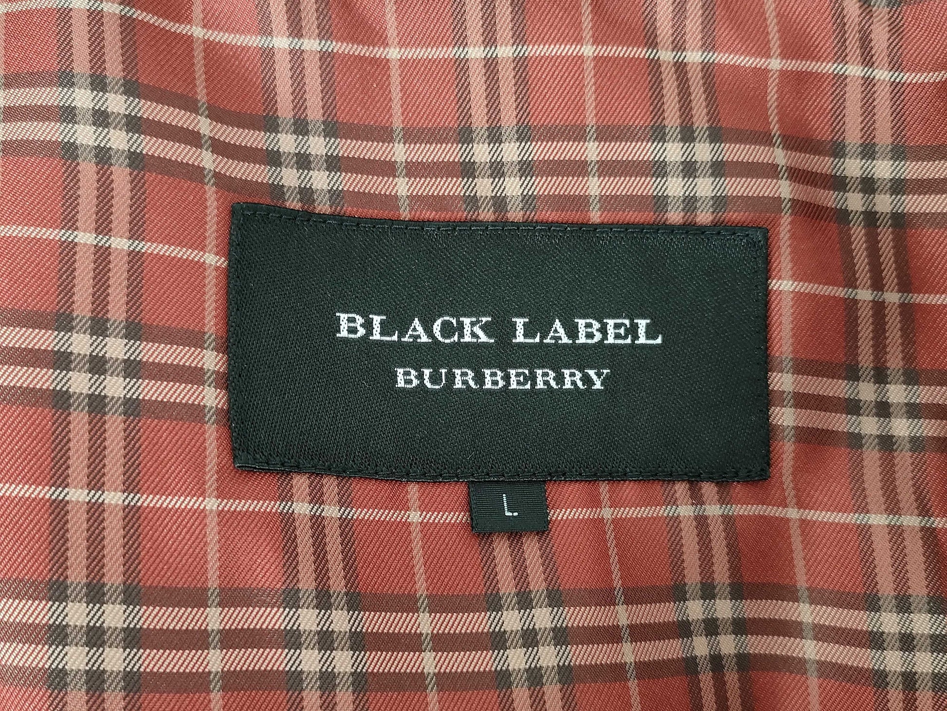 BURBERRY BLACK LABEL Black Label Peacoat White Goose Down Jacket