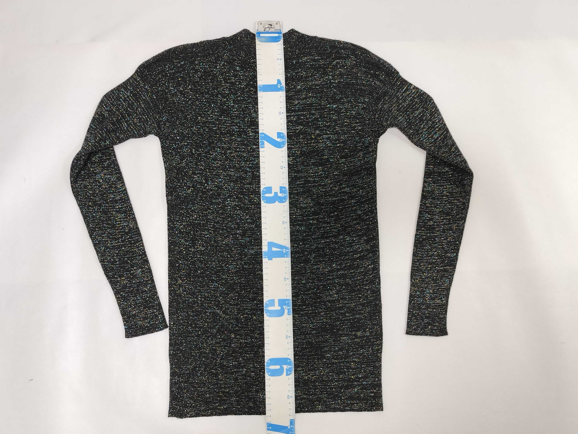 GUCCI Lamé V-neck Knit Top Tops