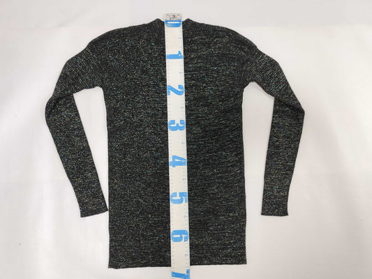 GUCCI Lamé V-neck Knit Top Tops