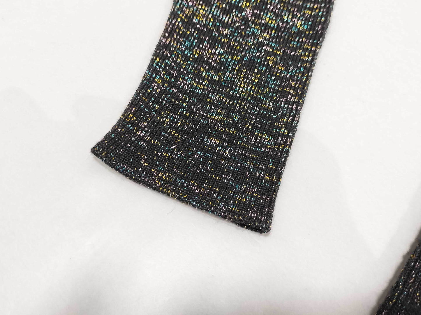 GUCCI Lamé V-neck Knit Top Tops