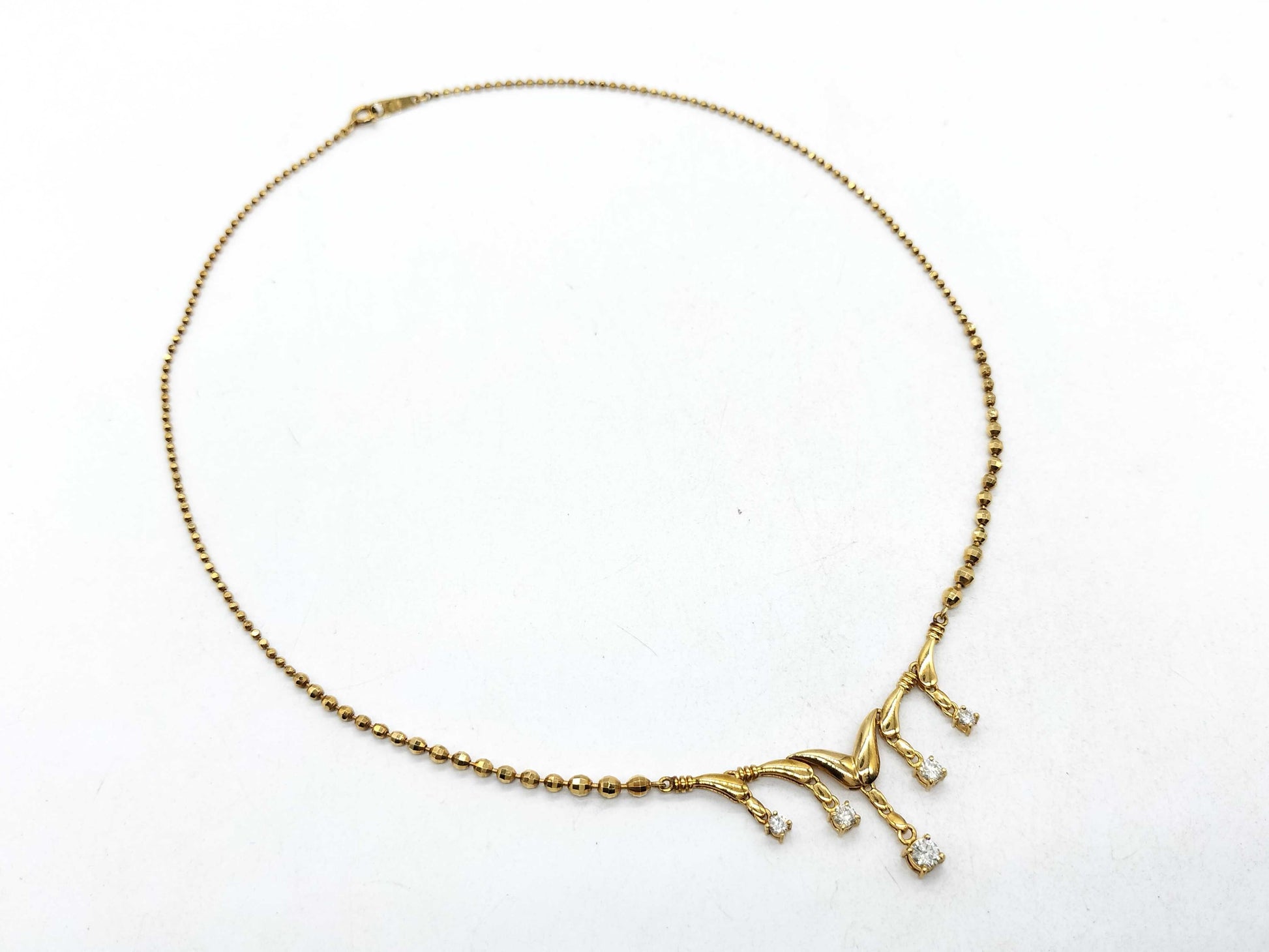 Mitsukoshi D0.50ct K18 8.6g Necklace